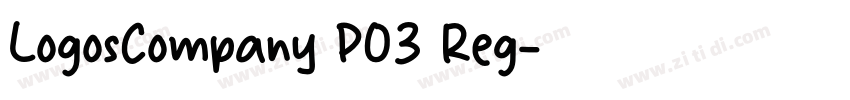 LogosCompany P03 Reg字体转换